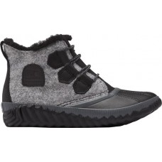 SOREL Women's Out N About Felt Plus Waterproof Winter Black Boots