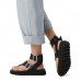 SOREL Women's Roaming T-Strap Black Sandals