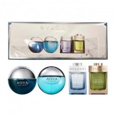 Bvlgari 4 Pcs Mini Set For Men