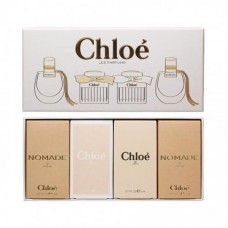 Chloe 4 Pcs Mini Set Individually Boxed: 2*Nomade 5 Ml Eau de Parfum + Chloe 5 Ml Eau de Toilette + Chloe 5 Ml Eau de Parfum