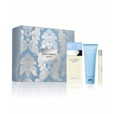 Dolce & Gabbana Light Blue 3 Pcs Set For Women: 3.3 Eau de Toilette Spray + 1.6 Body Lotion + 0.33 Eau de Toilette