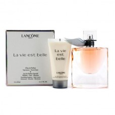Lancome La Vie Est Belle 2 Pieces Set: 1.7 Eau de Parfum Spray + 1.7 Body Lotion (Travel Set)