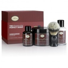 The Art Of Shaving Sandalwood The 4 Elements Of The Perfect Shave: Pre-Shave Oil 2 Oz + Shaving Cream 5 Oz + Shaving Brush + After-Shave Balm 3.3 Oz
