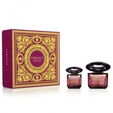 Versace Crystal Noir 2 Pcs Set: 3 Oz Eau de Toilette Spray + 1 Oz Eau de Toilette Spray (Hard Box)