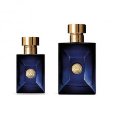 Versace Dylan Blue 2 Pcs Set: 3.4 Eau de Toilette Spray + 1 Oz Eau de Toilette Spray (Hard Box)