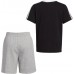 adidas Boys' 2 Piece French Terry Shorts Adi Black Set adidas Boys' 2 Piece French Terry Shorts Adi Black Set