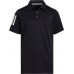 adidas Boys' 3-Stripes Golf Black Polo adidas Boys' 3-Stripes Golf Black Polo
