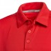 adidas Boys' 3-Stripes Golf Collegiate Red Polo