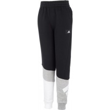 adidas Boys' Colorblock Cotton Black Jogger