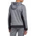 adidas Boys' Colorblock Pullover Charcoal Grey Heather Hoodie adidas Boys' Colorblock Pullover Charcoal Grey Heather Hoodie