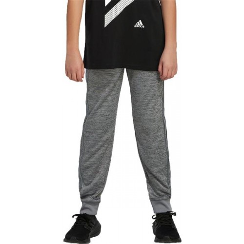 adidas Boys' Focus Charcoal Heather Joggers adidas Boys' Focus Charcoal Heather Joggers