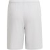 adidas Boys' Squadra Team Light Grey/White Shorts