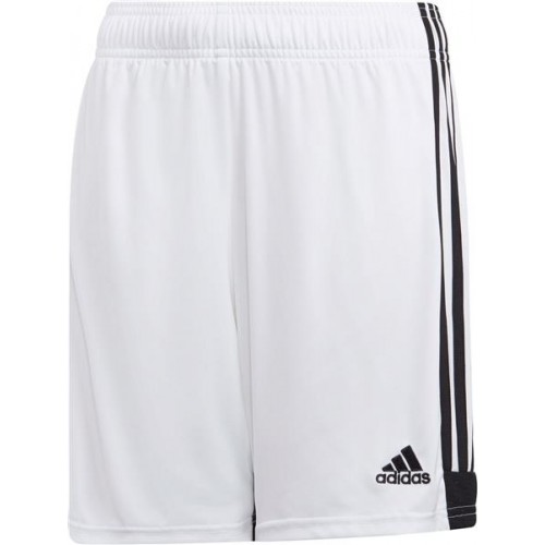 adidas Boys' Tastigo 19 Soccer White/Black Shorts adidas Boys' Tastigo 19 Soccer White/Black Shorts