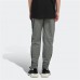 adidas Boys' Tricot Charcoal Grey Heather Jogger adidas Boys' Tricot Charcoal Grey Heather Jogger