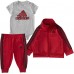 adidas Infant 3-Piece Track Team Victory Red Suit