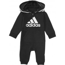 adidas Infant Badge of Sport Black Coverall adidas Infant Badge of Sport Black Coverall