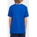 adidas Kids' Badge of Sport Short Sleeve Bold Blue Shirt