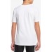 adidas Kids' Badge of Sport Short Sleeve White Shirt