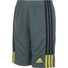 adidas Kids' Clashing 3-Stripe Blue Oxide Short