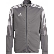 adidas Kids' Tiro 21 Track Team Grey Jacket adidas Kids' Tiro 21 Track Team Grey Jacket