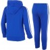 adidas Kids' Zip Front French Terry Hooded Jacket and Joggers Bold Blue Set adidas Kids' Zip Front French Terry Hooded Jacket and Joggers Bold Blue Set