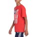 adidas Little Boys' Americana Short Sleeve Vivid Red T-Shirt adidas Little Boys' Americana Short Sleeve Vivid Red T-Shirt