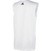adidas Little Boys' Badge Of Sport Sleeveless Tank White Top adidas Little Boys' Badge Of Sport Sleeveless Tank White Top