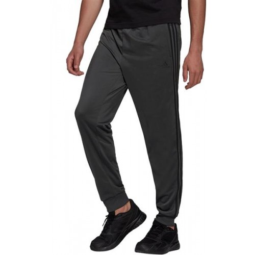 adidas Men's 3-Stripe Tricot Track DGH/Black Pants adidas Men's 3-Stripe Tricot Track DGH/Black Pants