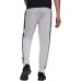 adidas Men's 3-Stripe Tricot Track White/Black Pants