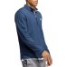 Adidas Men's 3-Stripes Recycled Polyester 1/4 Zip Golf Crew Navy Pullover Adidas Men's 3-Stripes Recycled Polyester 1/4 Zip Golf Crew Navy Pullover