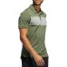 adidas Men's adicross Graphic Golf Natural Green Polo