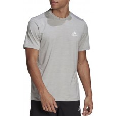 adidas Men's AEROREADY Designed To Move Sport Stretch Medium Grey Heather T-Shirt adidas Men's AEROREADY Designed To Move Sport Stretch Medium Grey Heather T-Shirt