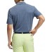 Adidas Men's All Over Print Primegreen Golf Crew Navy Mel/Puls Yellow Polo Adidas Men's All Over Print Primegreen Golf Crew Navy Mel/Puls Yellow Polo