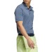 Adidas Men's All Over Print Primegreen Golf Crew Navy Mel/Puls Yellow Polo Adidas Men's All Over Print Primegreen Golf Crew Navy Mel/Puls Yellow Polo