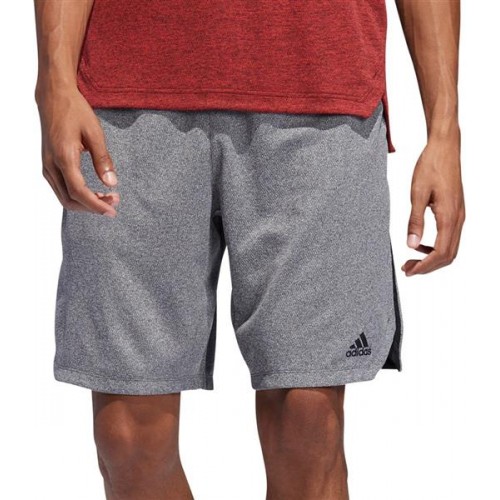 adidas Men's Axis 18 Knit Textured Grey Shorts adidas Men's Axis 18 Knit Textured Grey Shorts