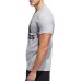 adidas Men's Badge Of Sport Graphic Medium Grey Heather T-Shirt adidas Men's Badge Of Sport Graphic Medium Grey Heather T-Shirt