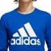 adidas Men's Basic Badge of Sport Long Sleeve Collegiate Royal Shirt adidas Men's Basic Badge of Sport Long Sleeve Collegiate Royal Shirt