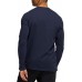 adidas Men's Basic Badge of Sport Long Sleeve Ink Shirt adidas Men's Basic Badge of Sport Long Sleeve Ink Shirt