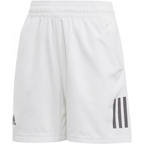adidas Men's Club 3 Stripes Tennis White/Black Shorts adidas Men's Club 3 Stripes Tennis White/Black Shorts