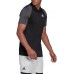 Adidas Men's Club Black/Grey Six/White Polo Adidas Men's Club Black/Grey Six/White Polo