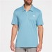 adidas Men's Drive Solid Polo Hazy Blue Shirt adidas Men's Drive Solid Polo Hazy Blue Shirt
