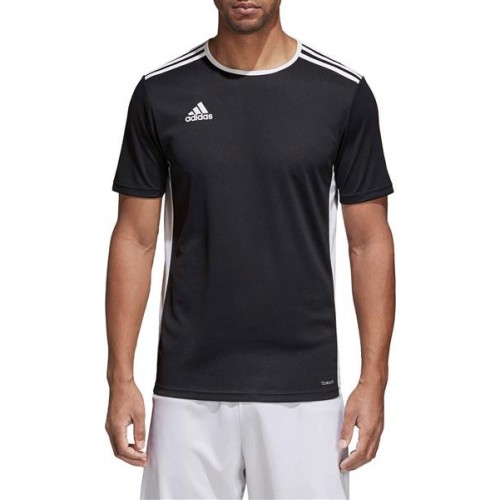 adidas Men's Entrada 18 Soccer Black Jersey adidas Men's Entrada 18 Soccer Black Jersey
