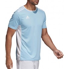 adidas Men's Entrada 18 Soccer Clear Blue Jersey adidas Men's Entrada 18 Soccer Clear Blue Jersey