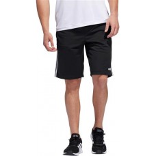 adidas Men's Essential 3-Stripe Training Black/White Shorts