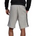 Adidas Men's Essentials Fleece 3-Striped Medium Grey Heather/Black Shorts