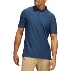 adidas Men's Go-To Golf Crew Navy Polo