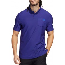 adidas Men's Go-To Golf Legacy Indigo Polo adidas Men's Go-To Golf Legacy Indigo Polo