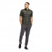 adidas Men's Jacquard Primegreen Golf Black/Pulse Lime Polo