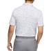 adidas Men's Jacquard Primegreen Golf White/Grey Three Polo