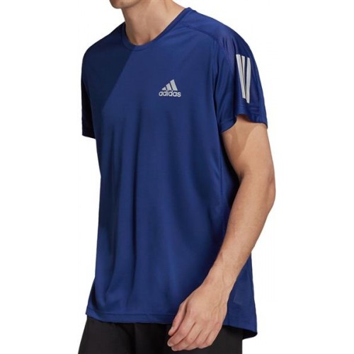 adidas Men's Own the Run Tee Victory Blue Shirt adidas Men's Own the Run Tee Victory Blue Shirt